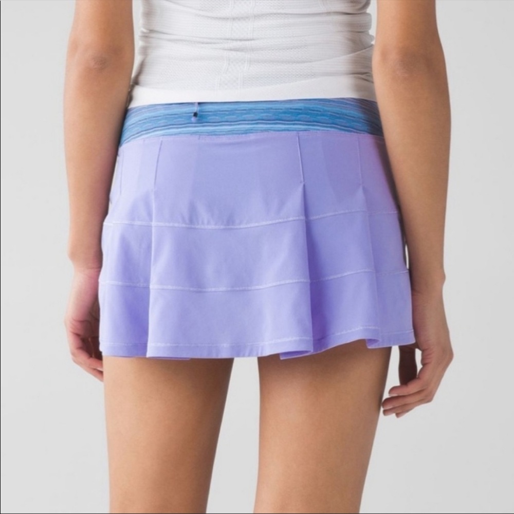 Lululemon Pace Rival Tennis Skirt Lilac SZ 4 EUC